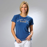 Unbranded Wimbledon Lifestyle 2010 T-Shirt - Navy - Womens.