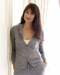 Unbranded Zip Front Hooded Cardigan