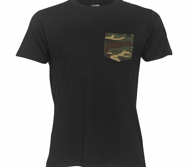 Urban Classics Camo Pocket T-shirt TB492 (Black