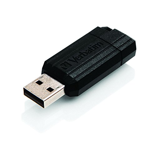 Verbatim 49061 4GB PinStripe USB 2.0 Flash Drive - Black