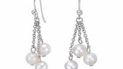 Vogue 11mm freshwater pearl Coquette earrings