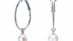 Vogue 11mm white freshwater pearl earrings