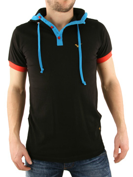 Voi Jeans Black Score New Victory Hooded T-Shirt