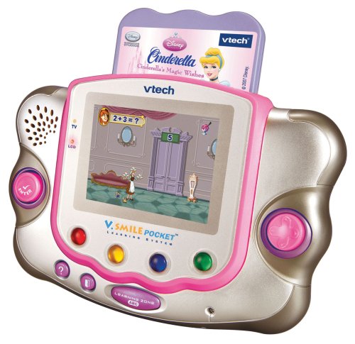 VTech V.Smile Pocket Pink New (bundled with Cinderella)