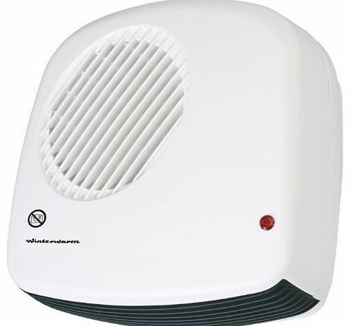 W/WARM Winterwarm 2 KW Wall Mounted Downflow Bathroom Fan Heater