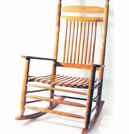 WATSONS ORLEANS - Solid Wood Traditional Rocking Chair - Oak