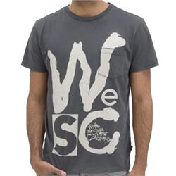 WESC Acrylic T-Shirt - Dark Shadow