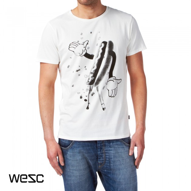 Wesc Mens Wesc Wurst T-Shirt - Winter White