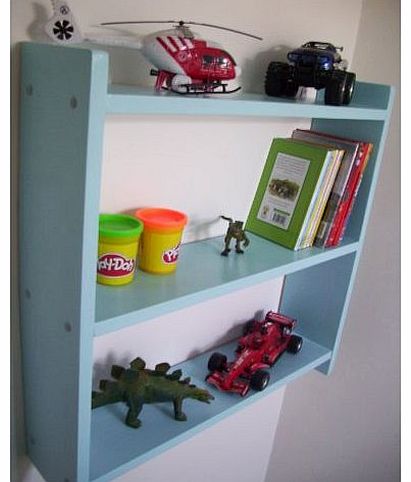 woodiquechic 60cm Turquoise Shelves, Boys Bedroom, Kids Shelves, Shelf, Toy storage, Bookcase