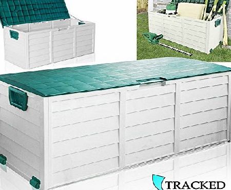World Quality LARGE OUTDOOR GARDEN STORAGE BOX PLASTIC SHED BOX GARDEN ACCESSORY 250 LITRES-3 Years GUARANTEE!