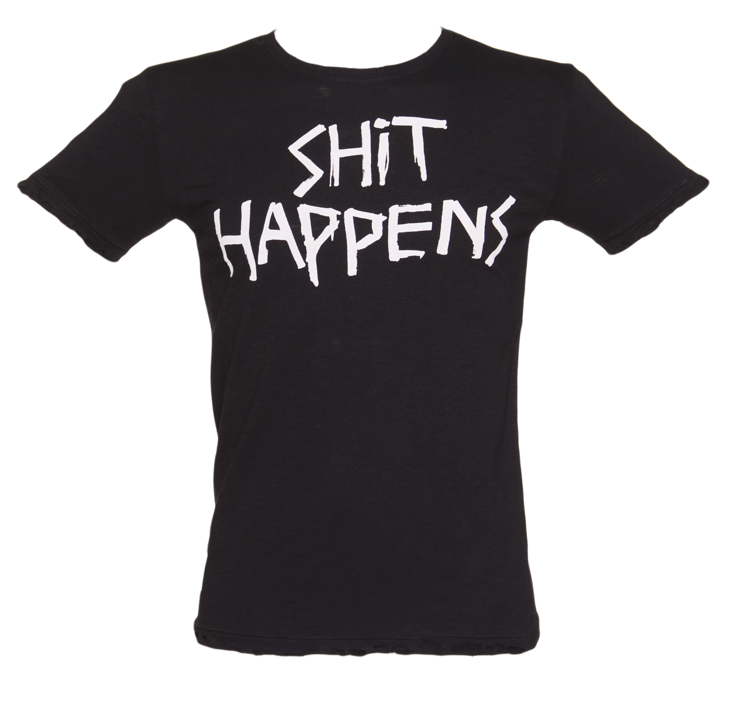 Worn By Mens Black Shit Happens Axl Rose T-Shirt from
