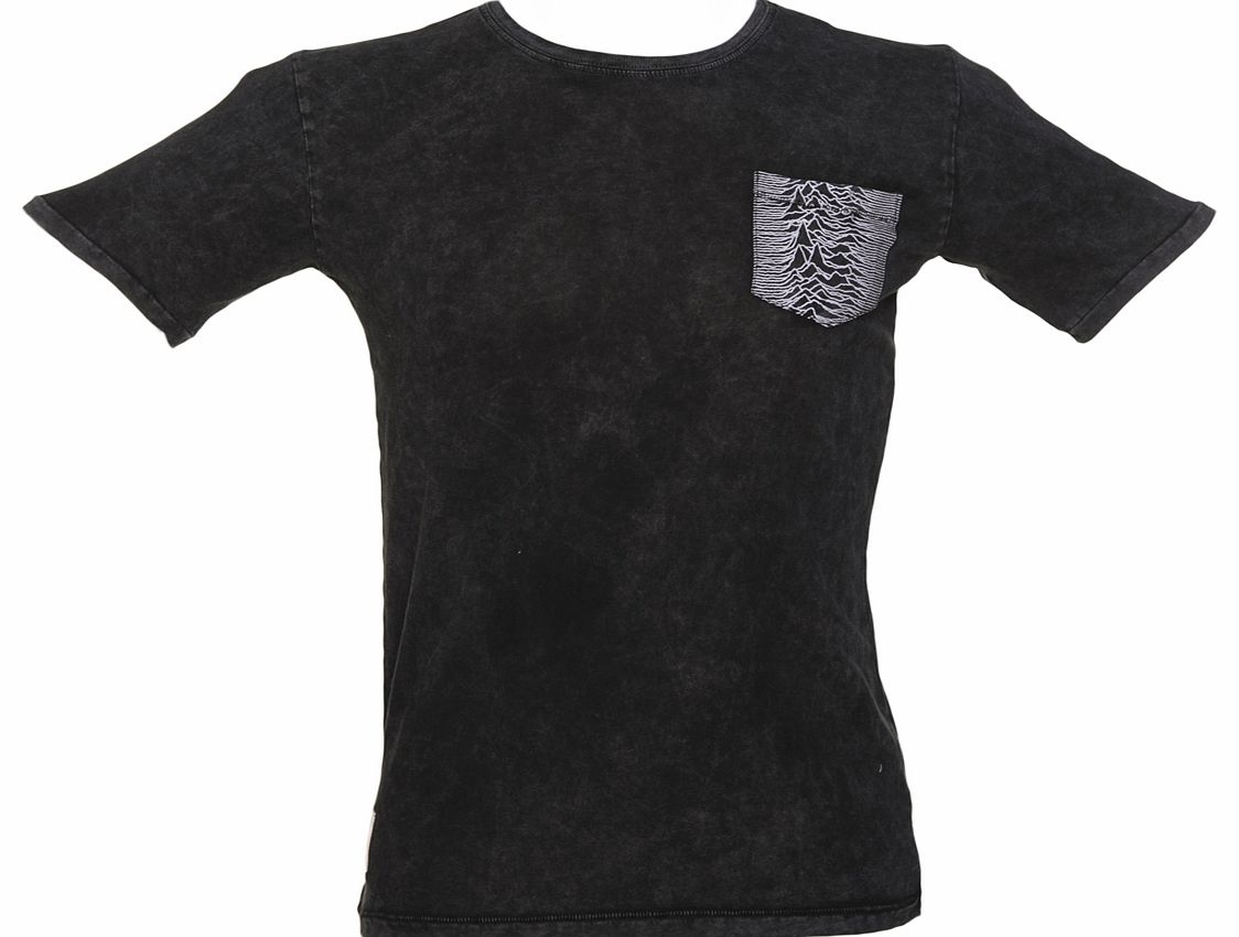 Worn By Mens Charcoal Joy Division Unknown Pleasures
