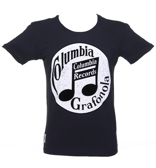 Worn By Mens Columbia Records Navy Scoop Neck