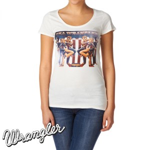 Wrangler T-Shirts - Wrangler Katie T-Shirt - Off