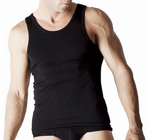 XLAN Wholesale Fashion summer Fitness tank top Man Bodybuilding Vest Man Undershirt/Underwaist/Gilet (Black, L)