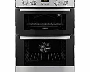 Zanussi ZOD35511XK Electric Built-in Multifunction Double Oven Stainless Steel
