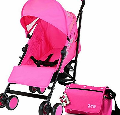 ZETA  Citi Stroller Buggy Pushchair - Raspberry Pink Complete With Bag