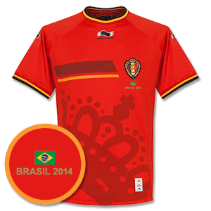 Burrda Belgium Home Shirt 2014 2015 Inc Free Brasil