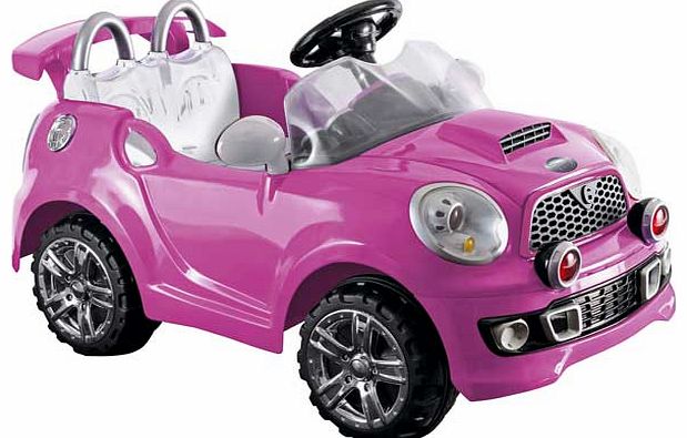Chad Valley 6V Pink Cabriolet Powered Vehicle