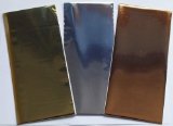 Gold, silver and copper metallic rub on transfer foils for cardmaking and craft