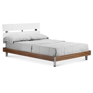 (ND) LPD , Milan, 4FT 6 Double Wooden Bedstead