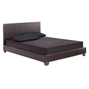 (ND) LPD , Seville, 5FT Kingsize Leather Bedstead