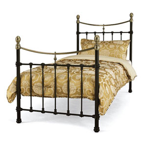 (ND)Serene , Edwardian, 3FT Single Metal Bedstead
