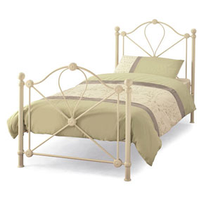(ND) Serene , Lyon, 3FT Single Metal Bedstead -