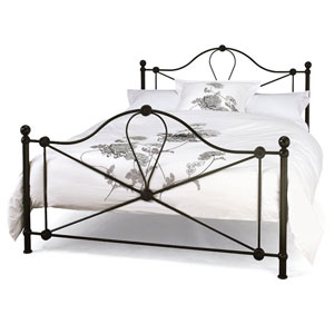 (ND) Serene , Lyon, 5FT Kingsize Metal Bedstead -