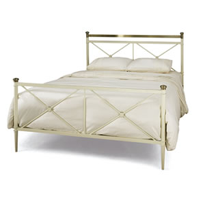 (ND) Serene , Pasha, 4FT 6 Double Metal Bedstead