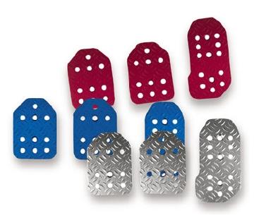 (Please Select) 3 PCS Pedal Kit Silver