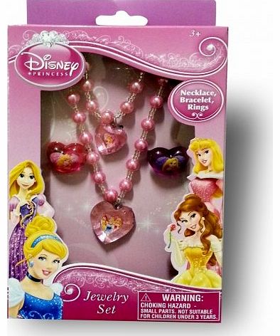 . Princess Girls Disney Jewellery Box Set