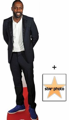 Fan Pack - Idris Elba Lifesize Cardboard Cutout / Standee - Includes 8X10 (25X20Cm) Star Photo