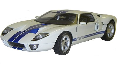 1-18 Scale 1:18 Scale Ford GT 2003 White