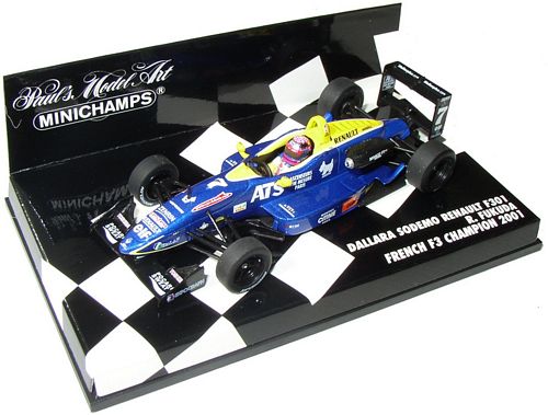 1-43 Scale 1:43 Minichamps Dallara F301 French Champ 2001 - R.Fukuda