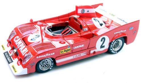 1-43 Scale 1:43 Model Alfa Romeo 33TT12 1000km Spa 1975 - Pescarolo / Bell