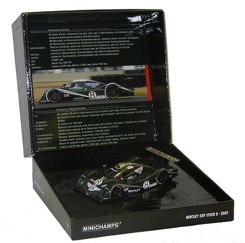 1-43 Scale 1:43 Scale Bentley EXP Speed 8