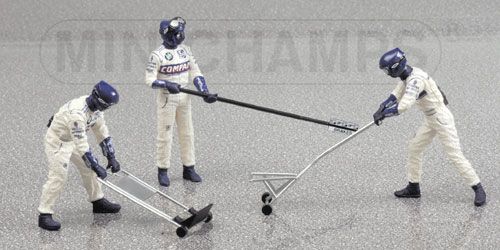 1:43 Scale BMW Williams Jack Set
