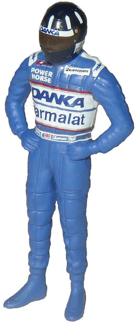 1-43 Scale 1:43 Scale Figure - Damon Hill 1997