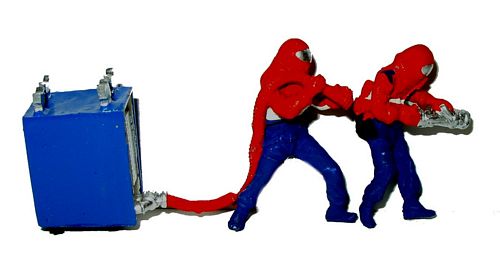 1-43 Scale 1:43 Scale Lead Pit Refueler Figures