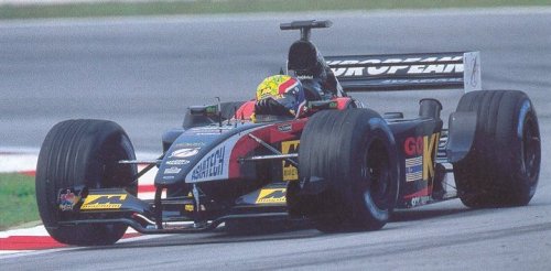 1:43 Scale Minardi European Aviation PS02 Race Car 2002 - Mark Webber