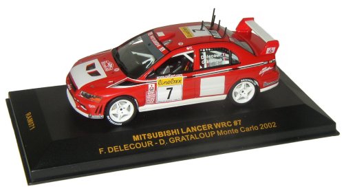 1-43 Scale 1:43 Scale Mitsubishi Lancer WRC #7 Monte Carlo 2002 - F.Delecour / D.Grataloup