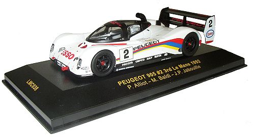 1-43 Scale 1:43 Scale Peugeot 905 #2 3rd Le Mans 1995