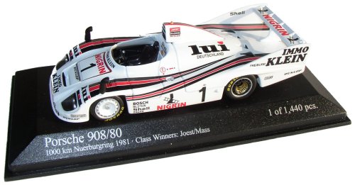 1-43 Scale 1:43 Scale Porsche 908/80 1000km Nuerburgring 1981 - Ltd Ed 1-440 pcs - Class Winners - Mass / Joest