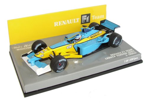 1-43 Scale 1:43 Scale Renault F1 Launch Car 2002 - Ltd Ed 2-201 pcs - Jarno Trulli