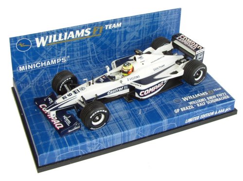 1-43 Scale 1:43 Scale Williams BMW FW22 Brazilian Race Car R.Schumacher Ltd Ed 6.666pcs