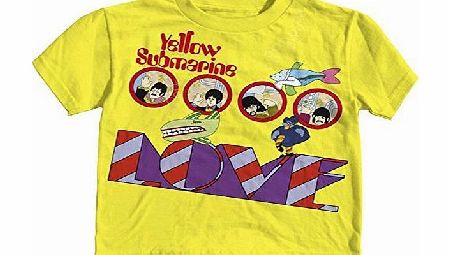 #1 Apparel Rock and Roll Baby Toddler T-Shirts Tees Many Options To Choose (4 Toddler, Beatles Love Yellow) Color: Beatles Love Yellow Size: 4T (Baby/Babe/Infant - Little ones)