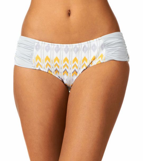 1 Sol Womens 1 Sol Tab Side Boy Brief Bikini Bottom -