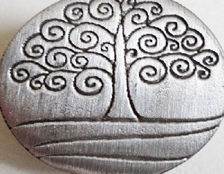 1000 Flags G23 Celtic Tree of Life Stunning Handmade Pewter Pin Badge