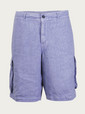 120 percent linen shorts lilac